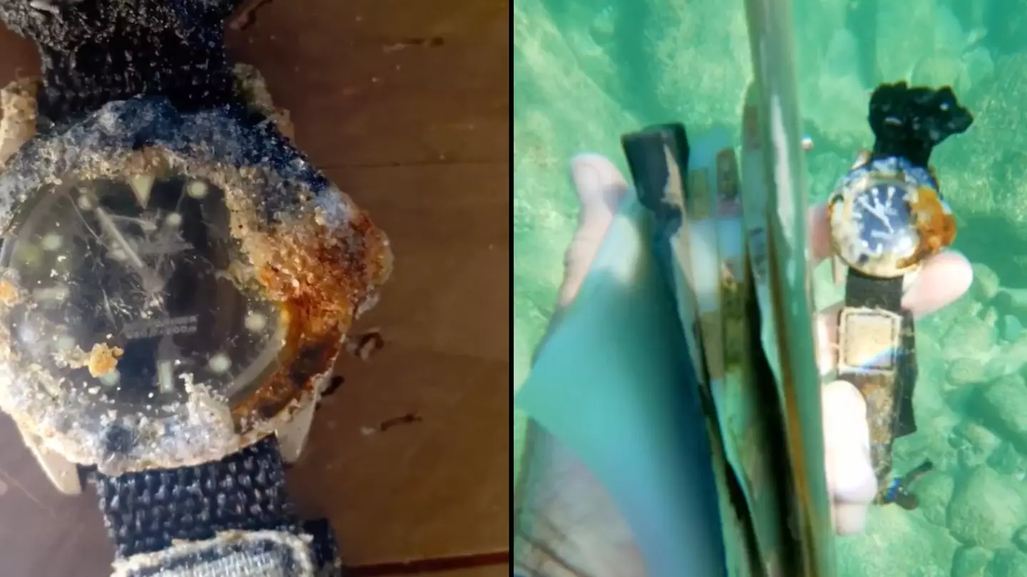 Rolex that surfer found right at the bottom of the ocean has been fully restored