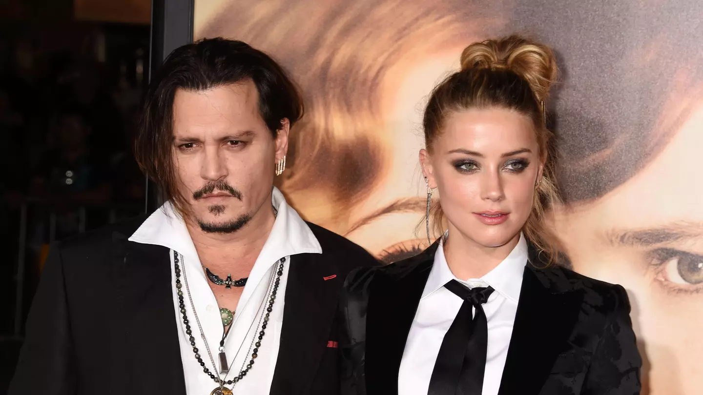 Johnny Depp and Amber Heard.