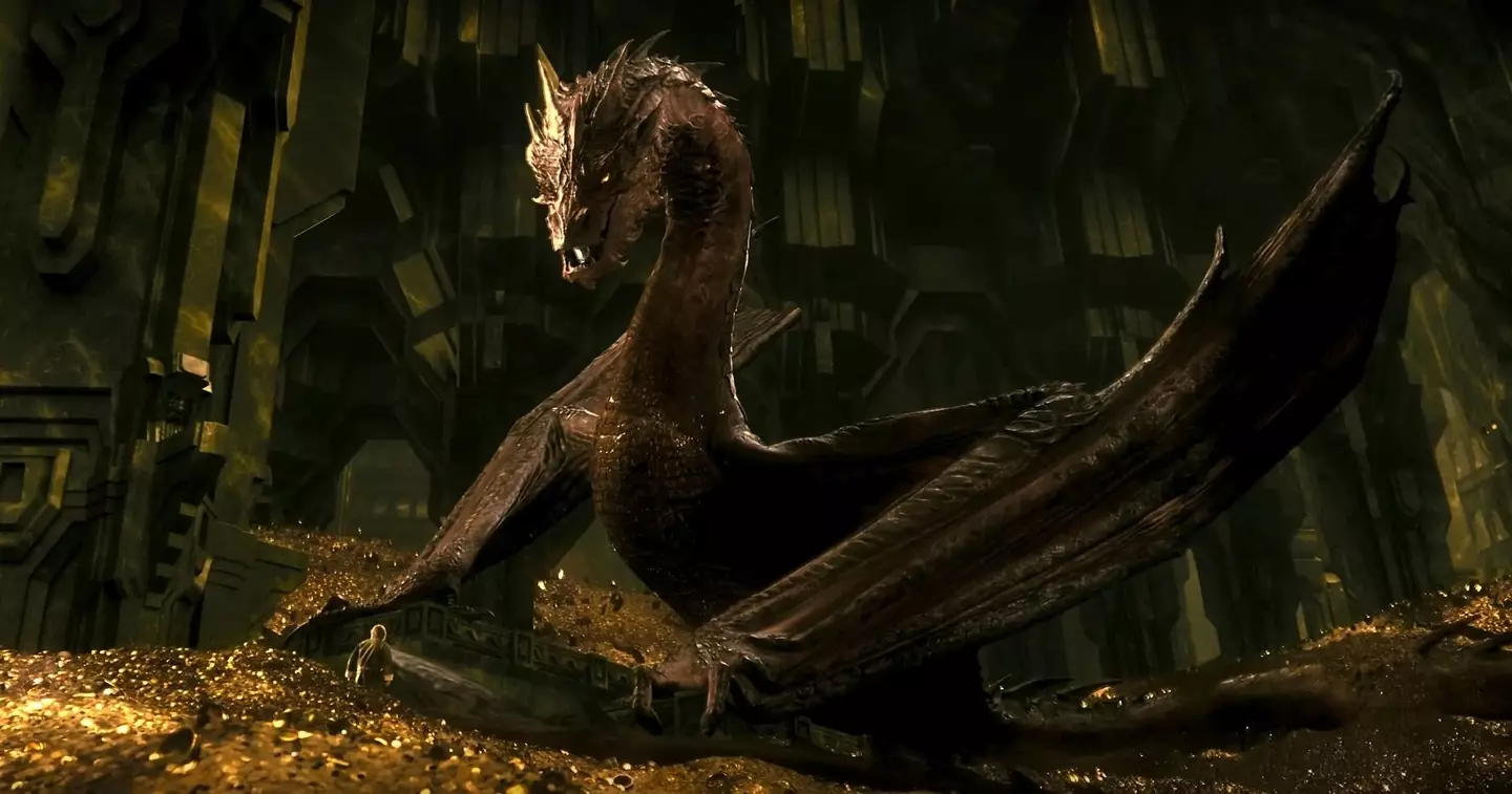Smaug in The Hobbit trilogy.