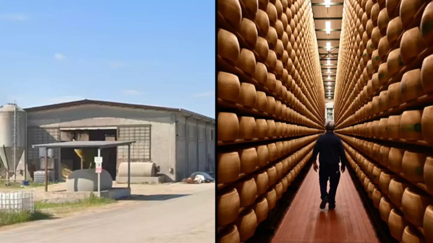 Italian man gets crushed to death by thousands of wheels of hard cheese