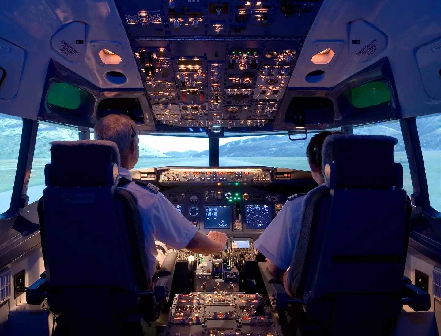 Pilots will sometimes allow kids in for a photo - but this can vary depending on the airline. (Getty stock photo)