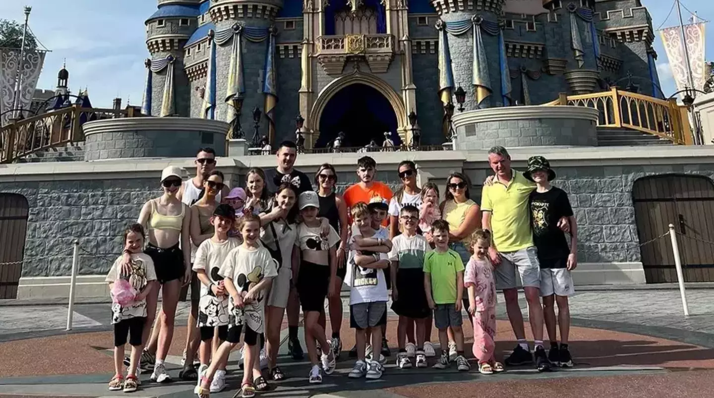 The Radford family enjoyed a trip to Florida for Sue's 50th birthday (Instagram/theradfordfamily)