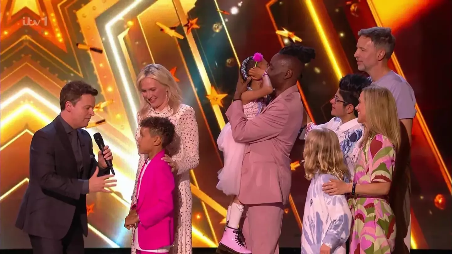 Five-year-old Maya became emotional after the results were announced (ITV)