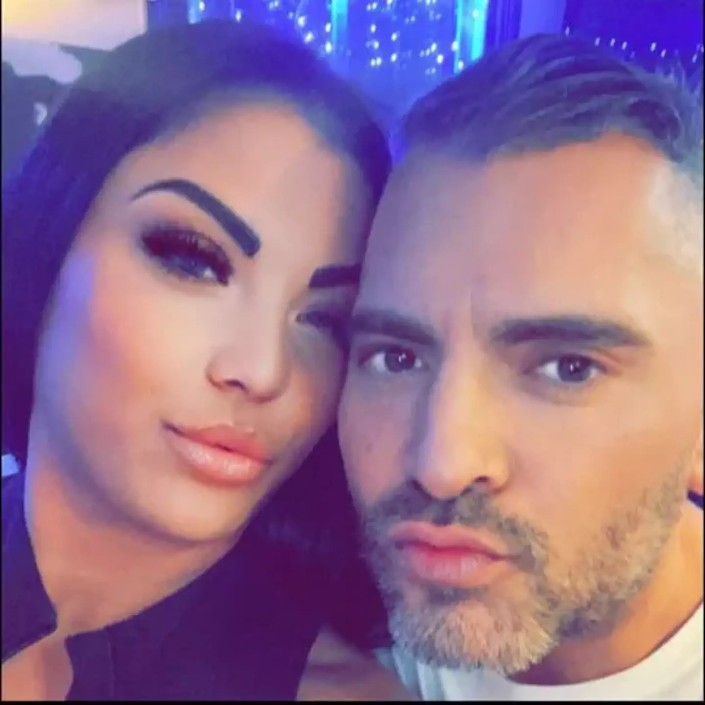 Arron thanks his wife Kelly for convincing him to put on a bet (Facebook)