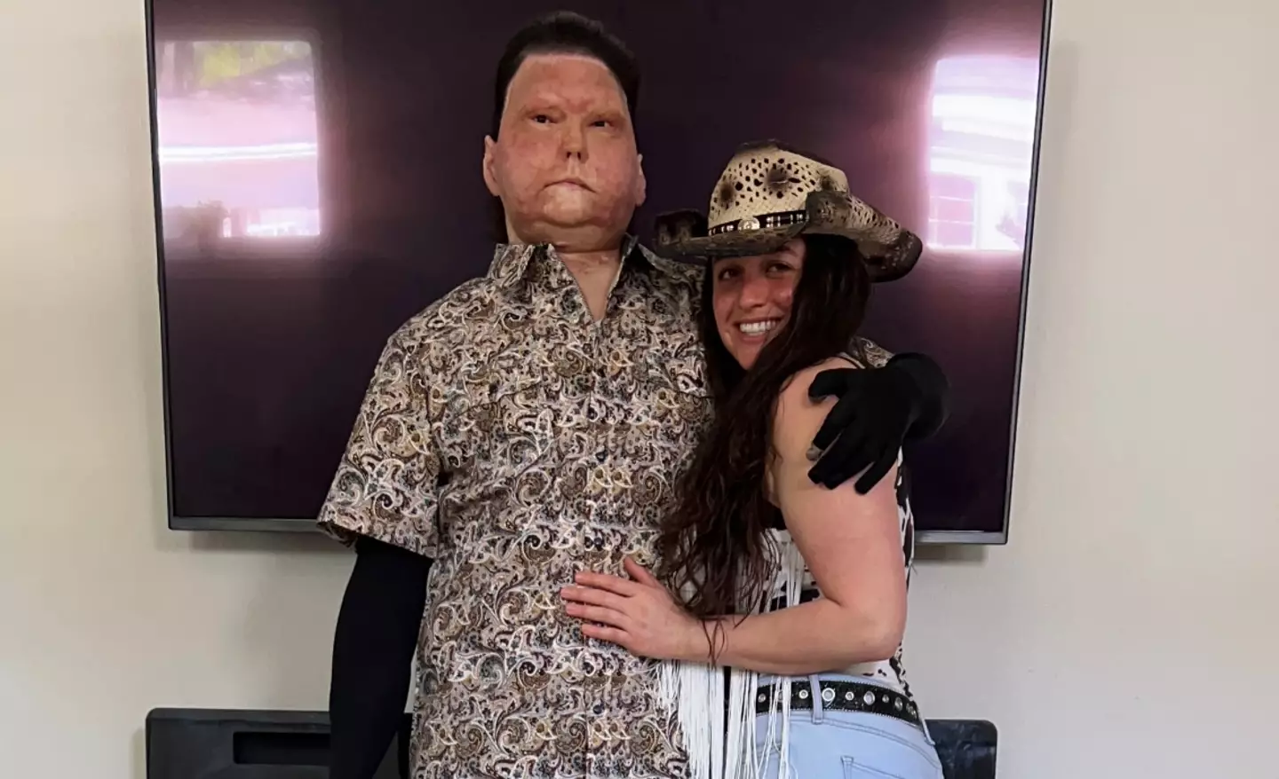 Koby and DiMeo met when she learnt of his story online (Instagram/@jessicandimeo)