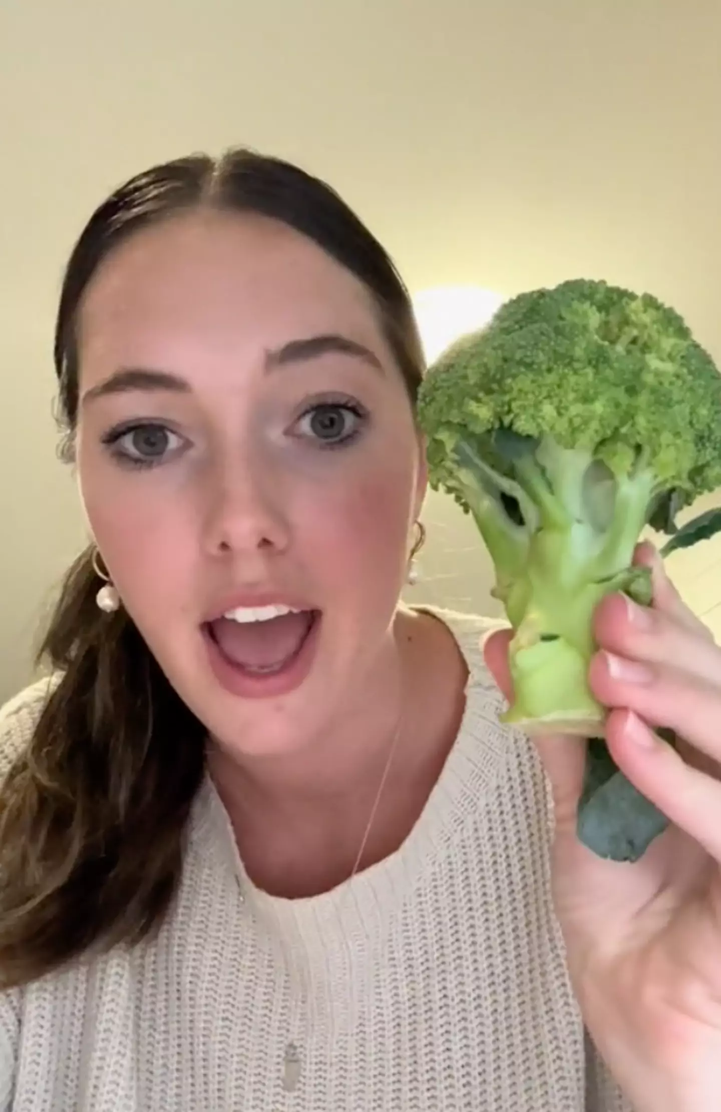 People were surprised at how Kate was pronouncing 'broccoli'.