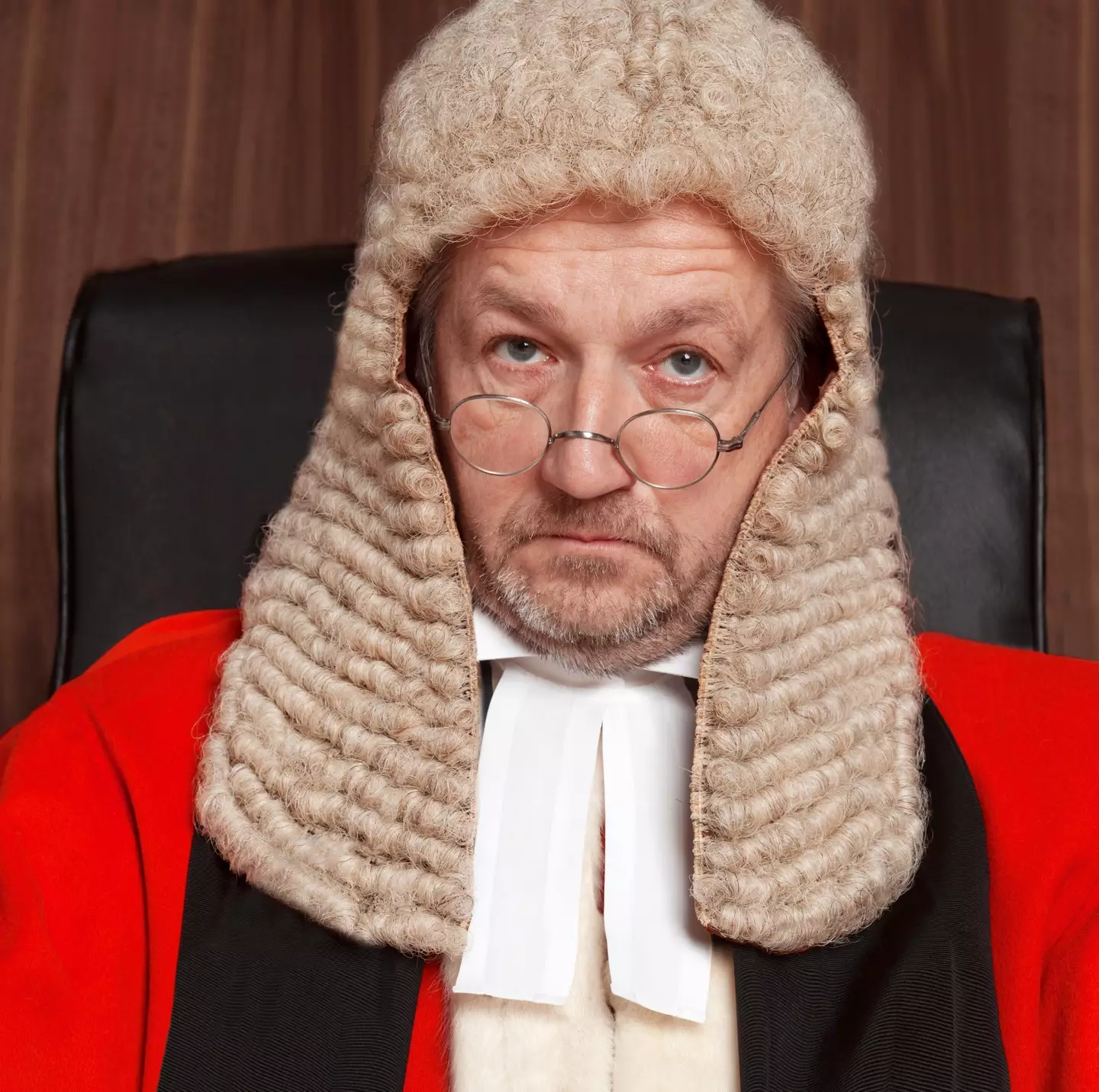 "I am the law!" "Jeff, you've been asked to stop shouting that." (Getty Stock Photo)