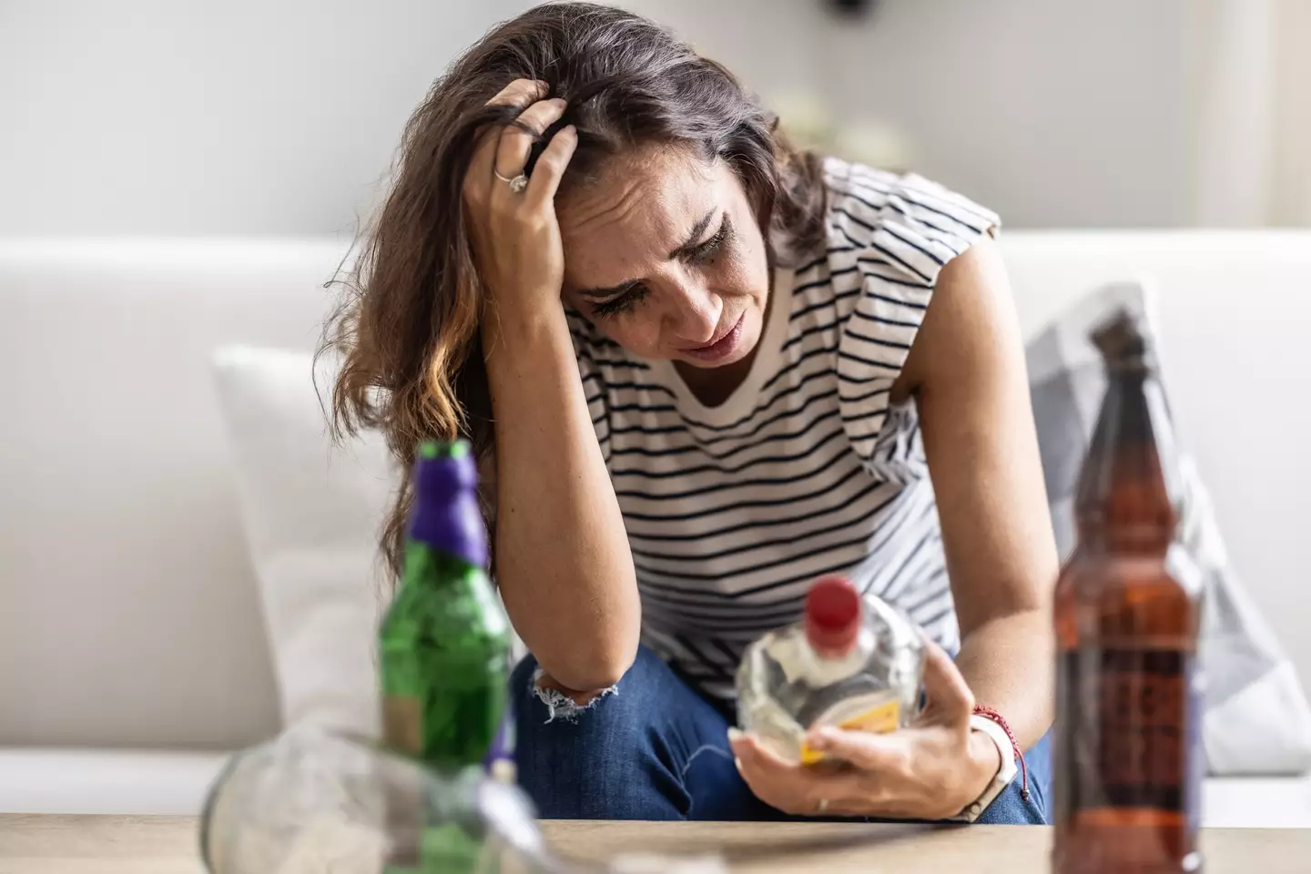 Alcoholism can be seriously bad for the body (Getty Stock Image)