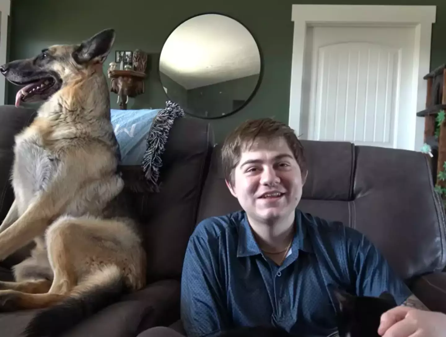 When he was 18, Loren Schauers was cut in half by a forklift (YouTube/Sabia and Loren)