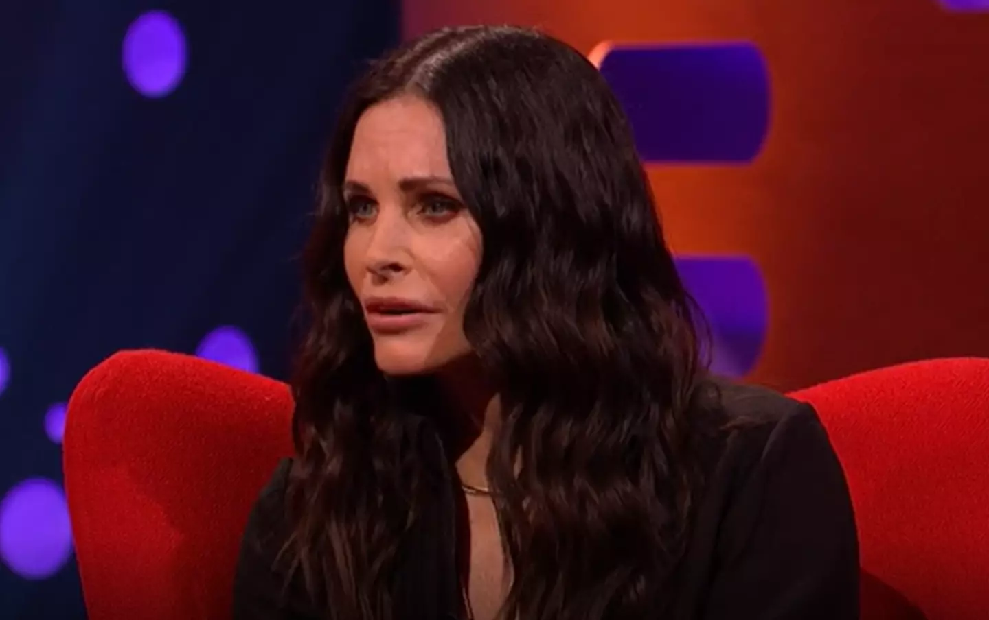 People thought Cox looked bored on the show.