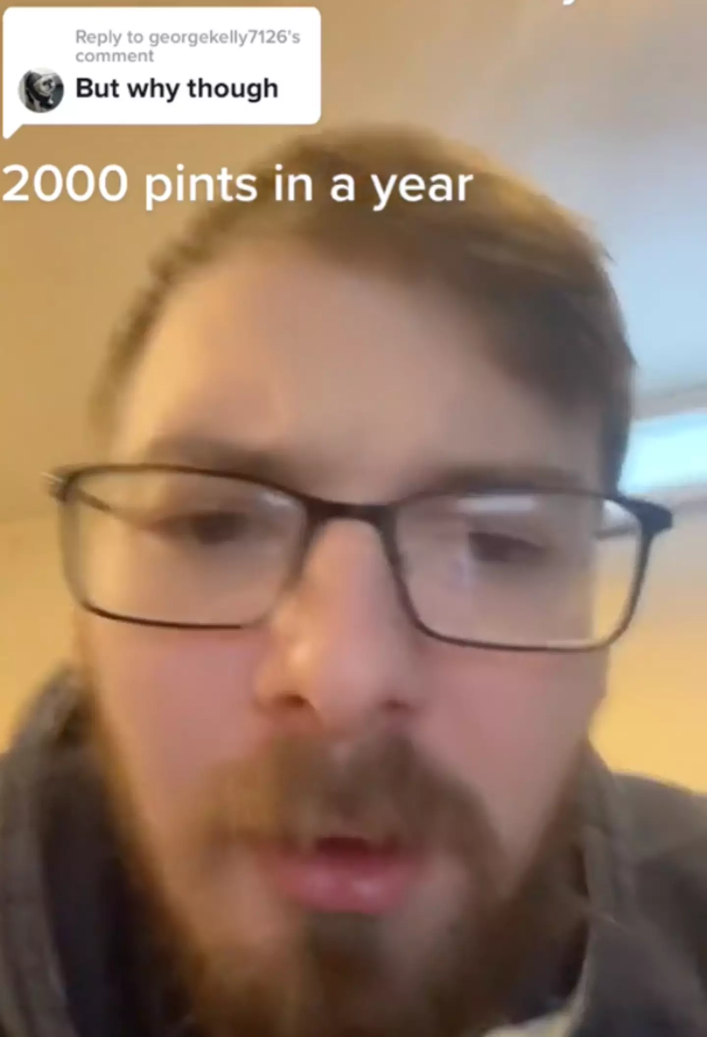 Jon May is aiming to drink 2,000 pints in 200 days.