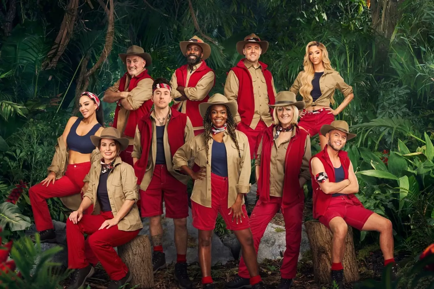 The 2024 I'm A Celeb cast (ITV)