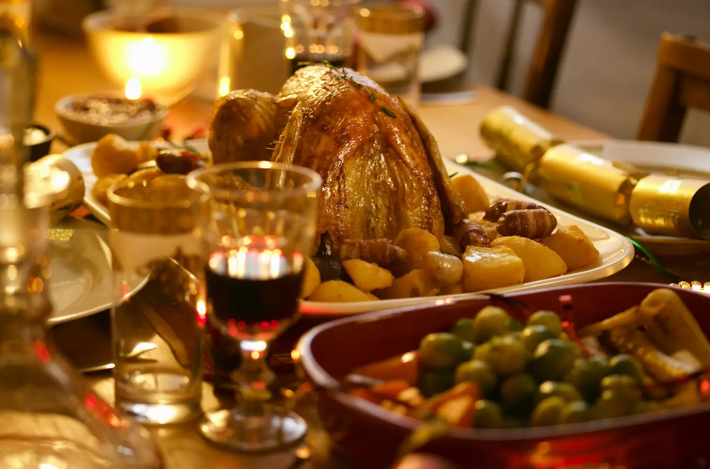 Sploshing would come up with an entirely different use for the Christmas dinner. (Getty Stock Photo)