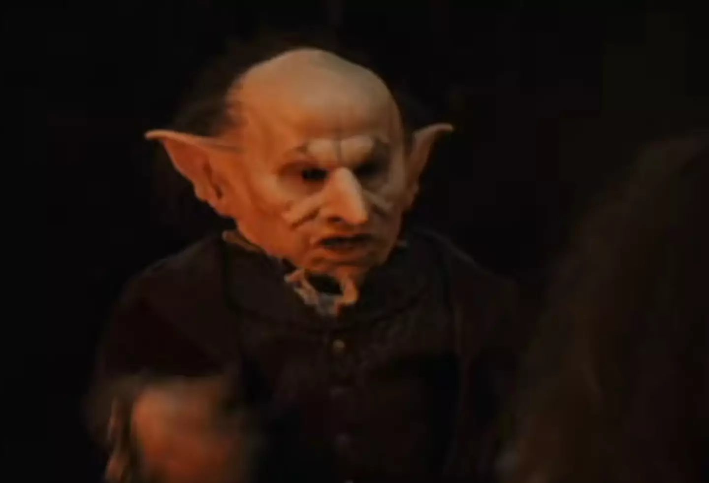 Verne Troyer as Griphook in Harry Potter and the Philosopher's Stone.