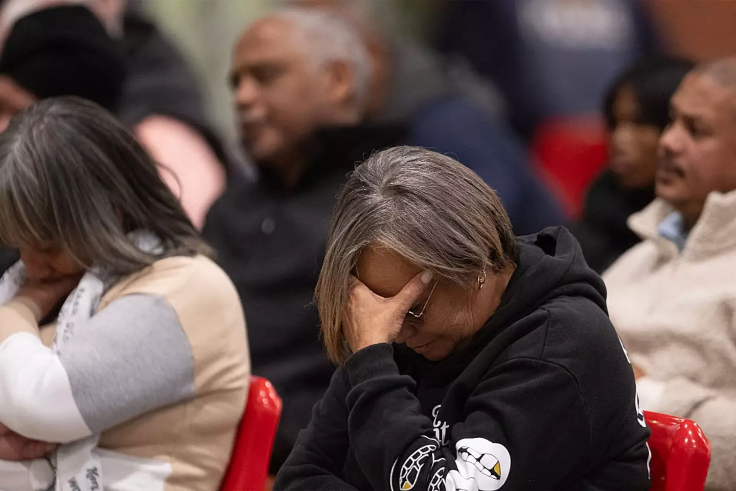 The courtroom was left in tears after the video was shown (Jaco Marais/Die Burger/Gallo Images via Getty Images)