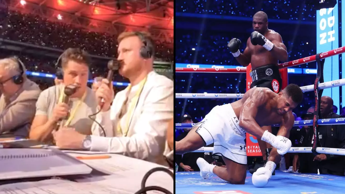 Boxing commentator eerily predicts exact way Anthony Joshua got knocked out after hearing advice he was given