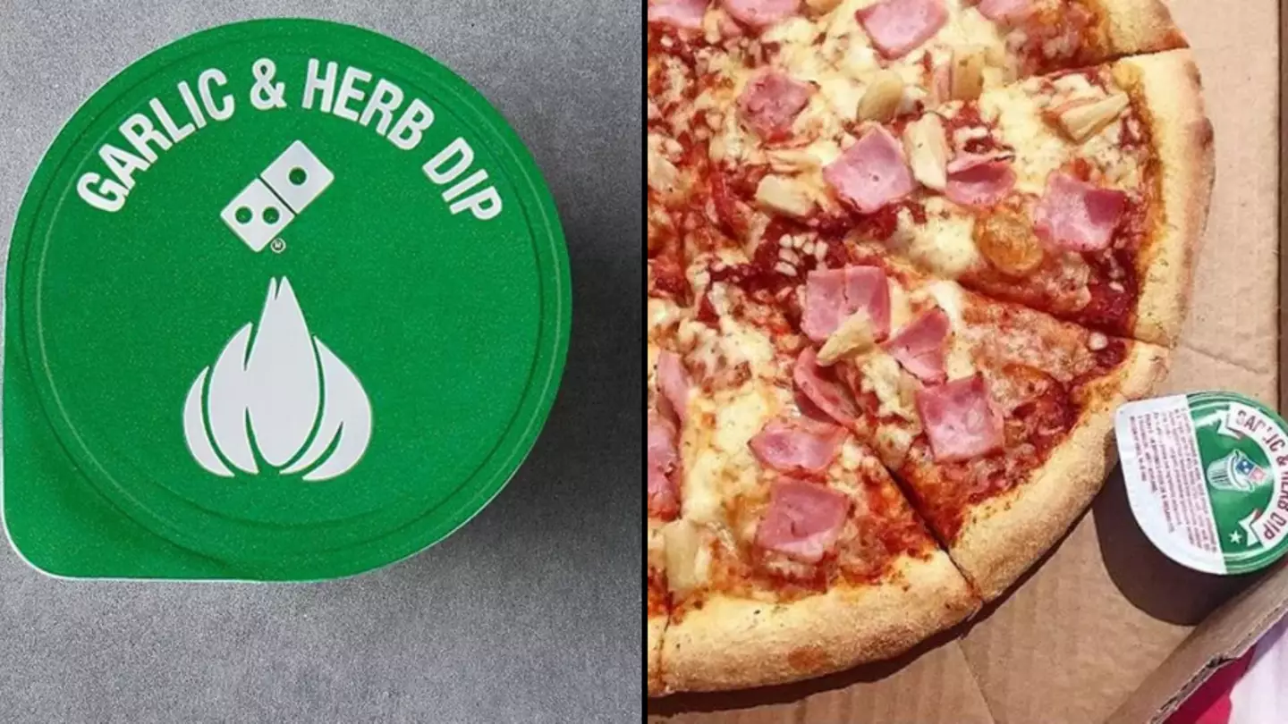 Domino’s Pizza has withdrawn its popular garlic & herb dip