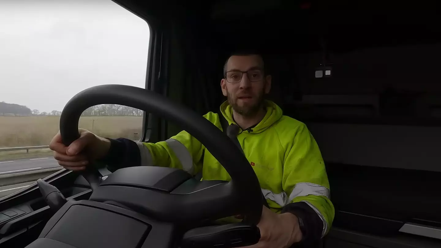 Professional truck driver revealed payslip sharing surprise amount he earns a year