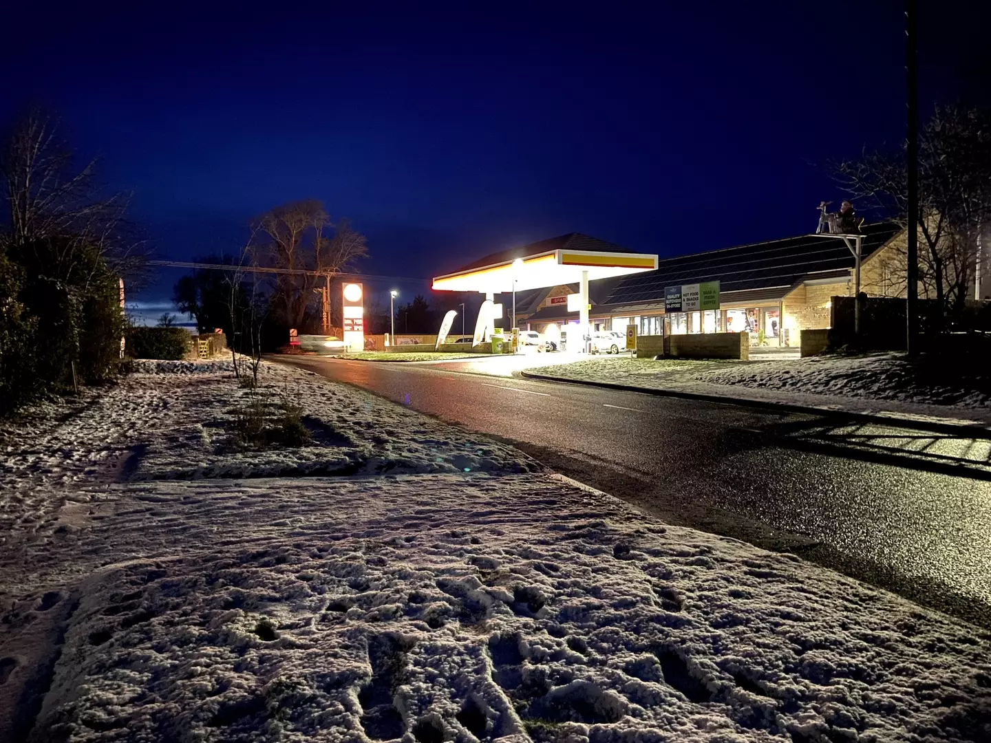 Locals have accused the station of being the source of light pollution.