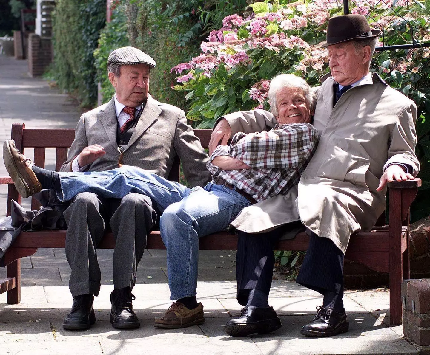 Tom Owen (centre) joined Last of the Summer Wine following the death of his dad Bill.