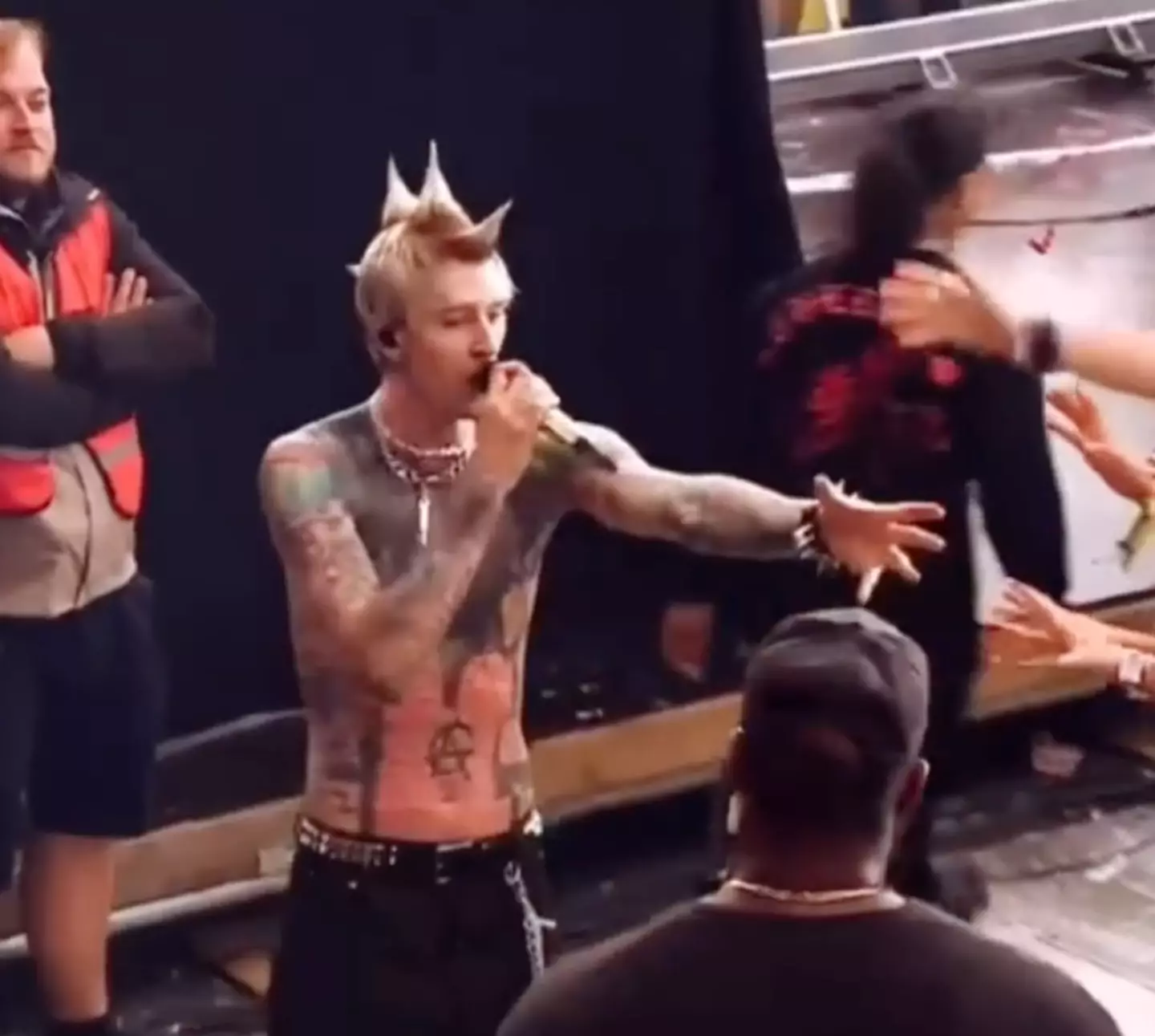 The fan has since thanked MGK for making his dream come true.