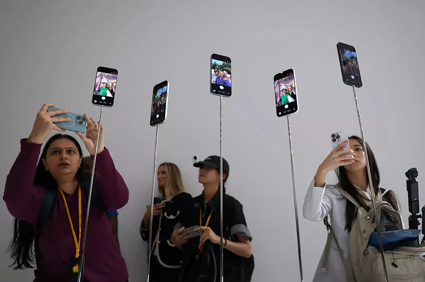 The new iPhones, which are sadly making the old ones obsolete (Justin Sullivan/Getty Images)