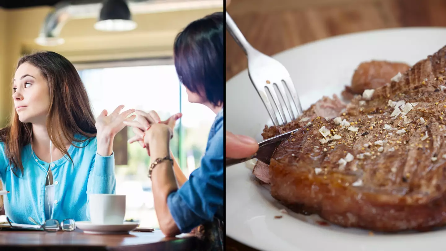 Woman ‘ruins family dinner’ after ordering giant steak and refusing to pay for the entire bill