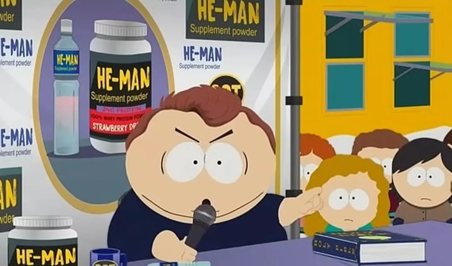 In the episode, Eric Cartman takes on Kirk's appearance (Comedy Central)