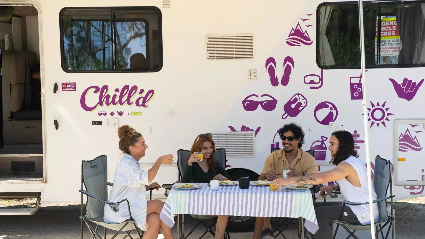 Ditch the tent and grab your mates for a road trip while JUCY's 6-person van is 15% off