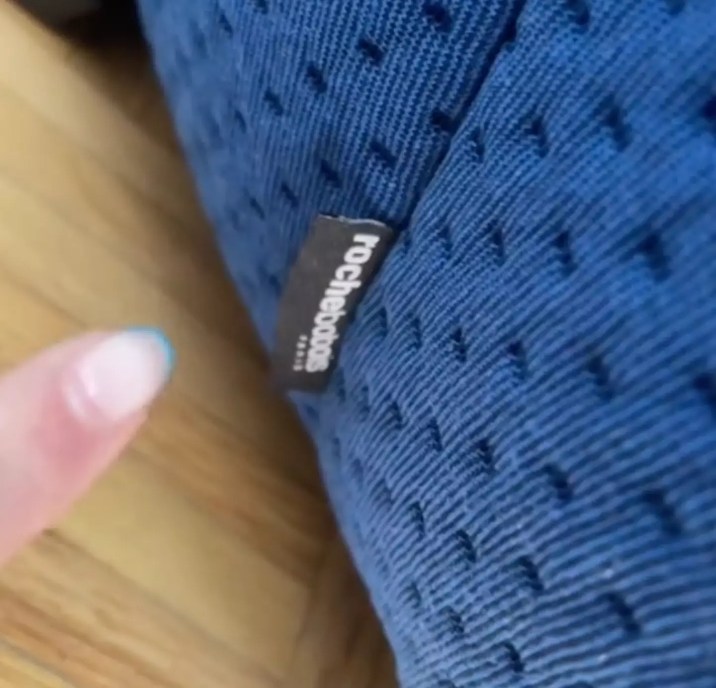 The sofa was from Roche Bobois.