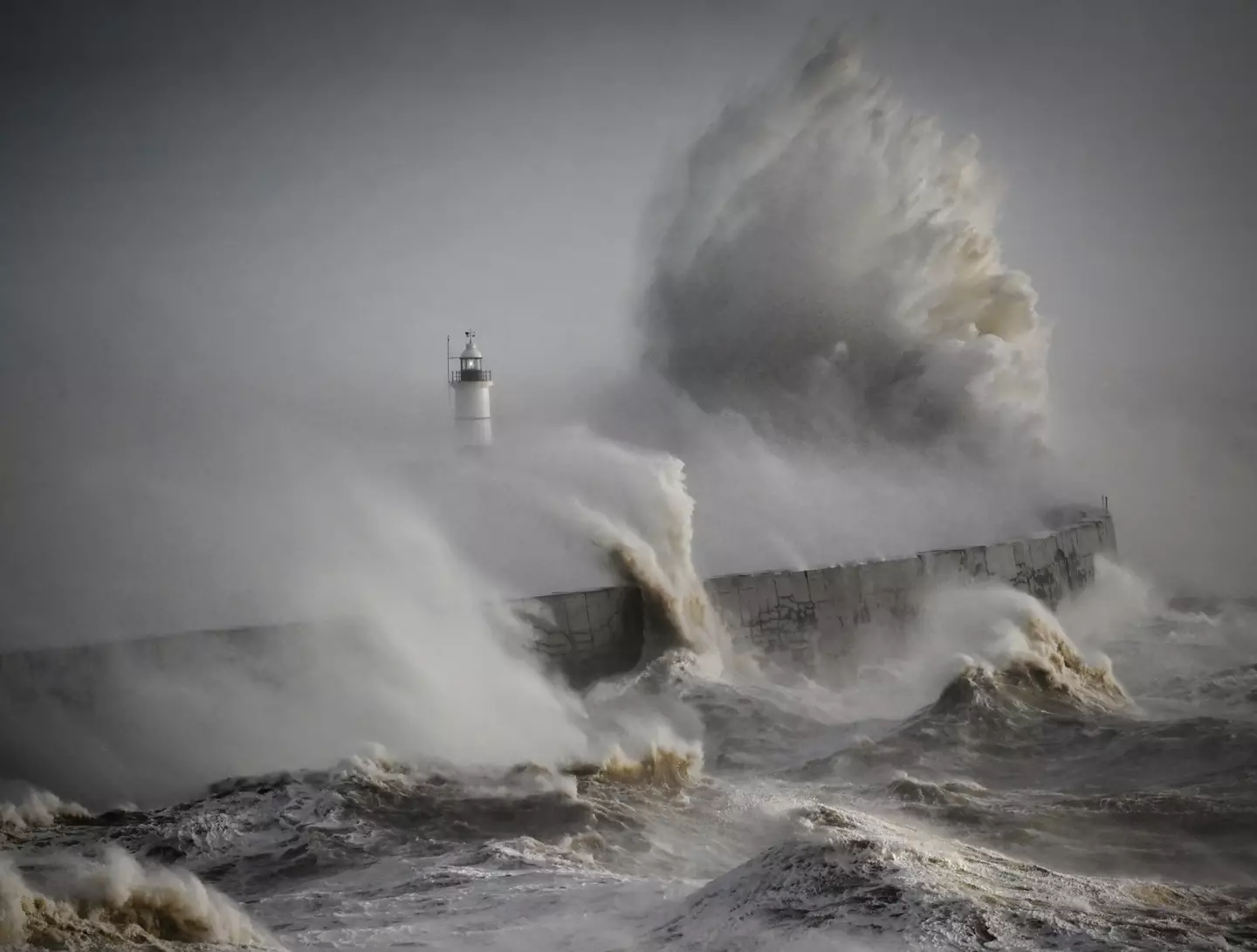 The red weather warning will affect coastal areas in Wales and the south west of England, and waves stirred up by the wind will pose a serious risk. (Getty Stock Photo)