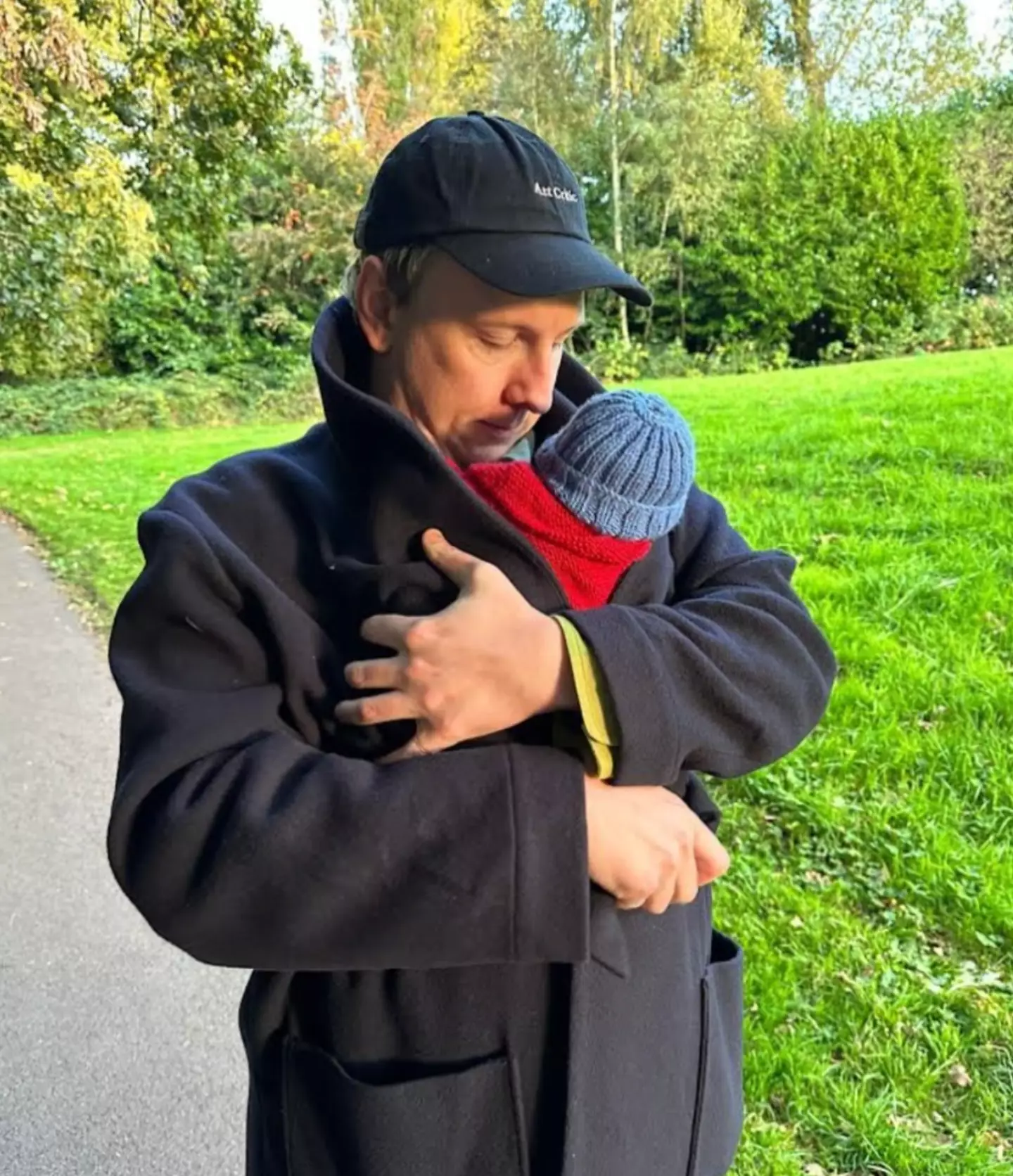Lycett says that his baby announcement was not a stunt. (Instagram/@joelycett)