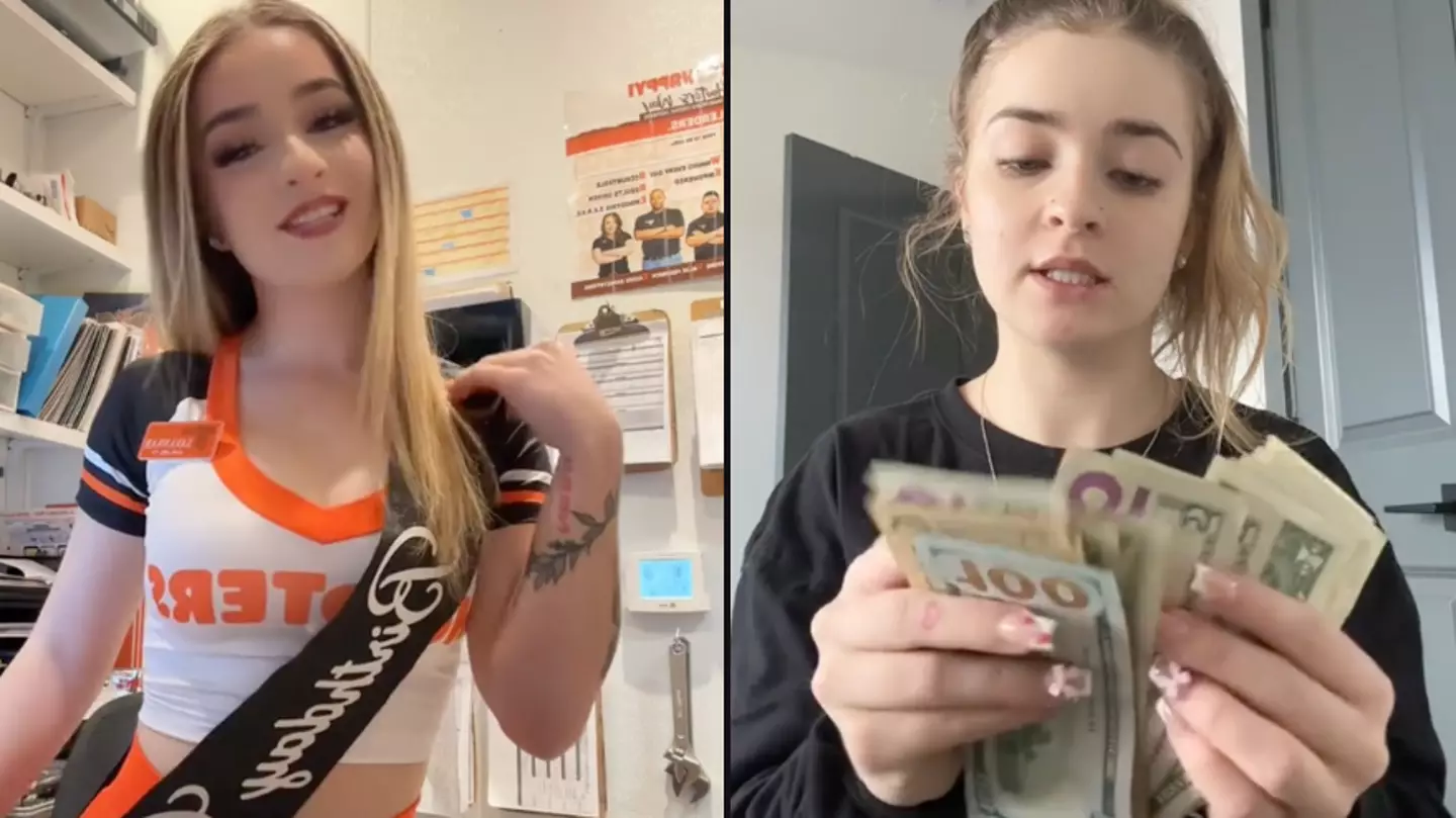 Hooters waitress shares how much she made in tips after doing birthday experiment