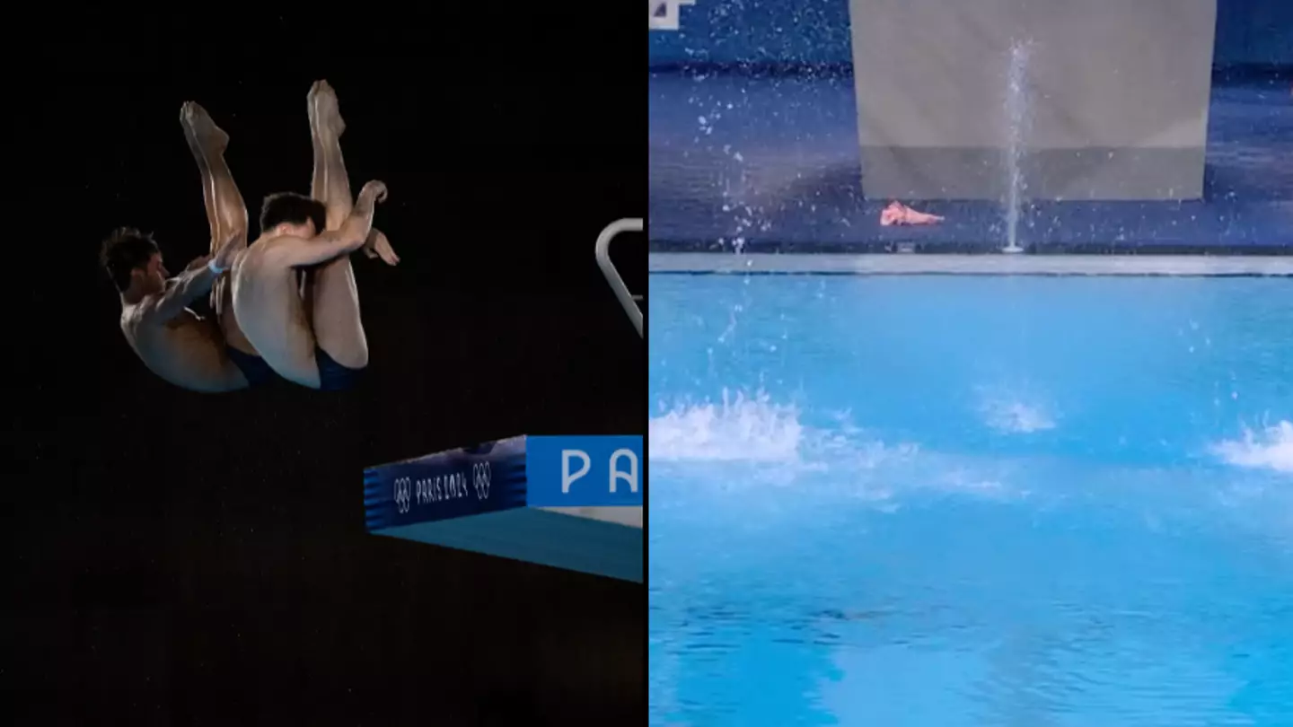 Why water is sprayed onto pool during Olympic diving at Paris Games
