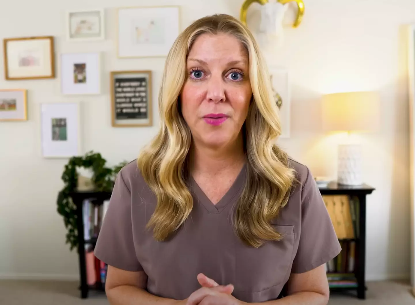 Julie spoke about the seven rules she lives by (YouTube/Hospice Nurse Julie)