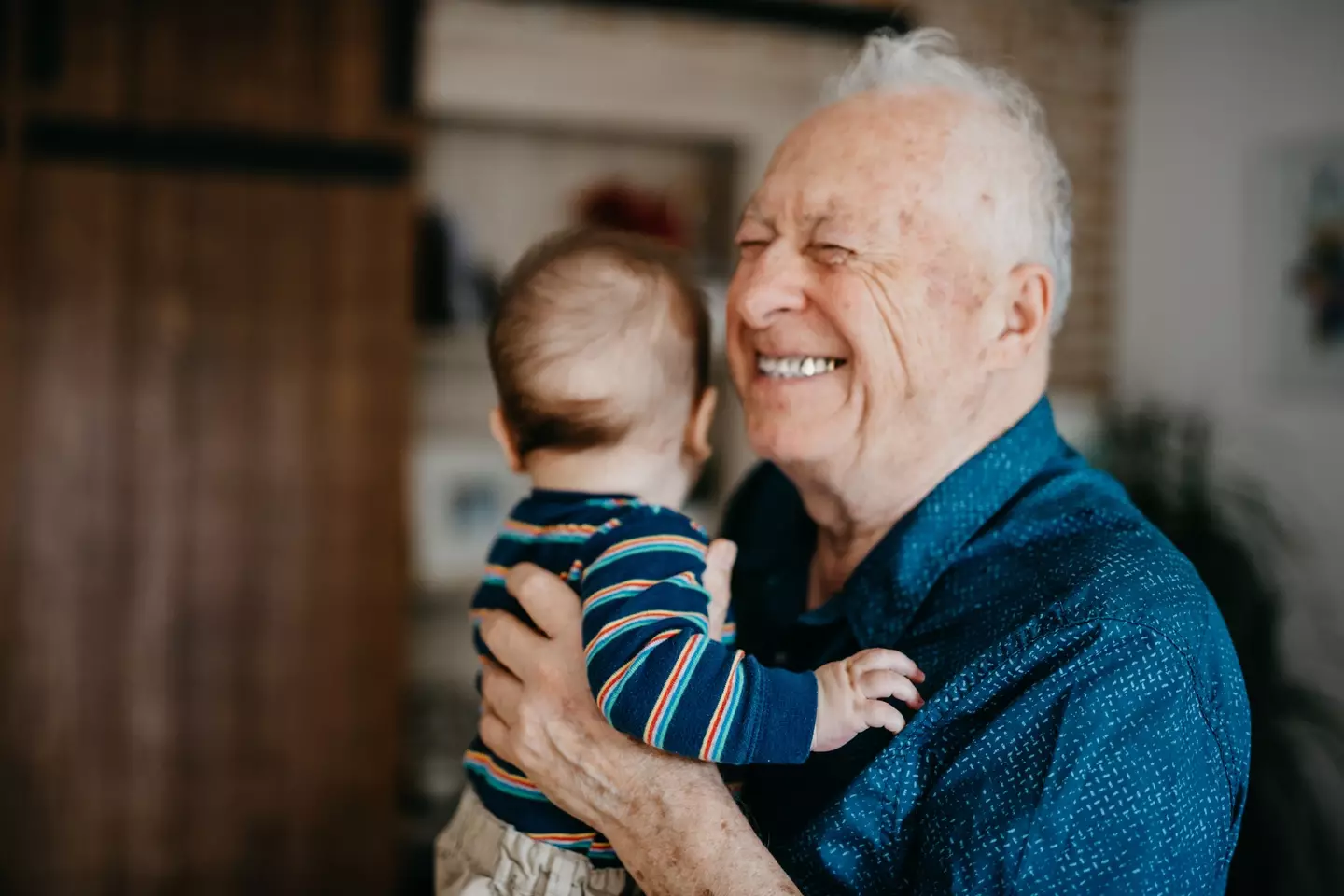 The five-year-old's 'grandad' could be his actual father.