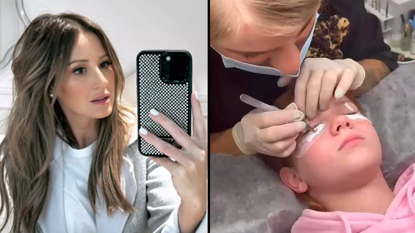 Mum cops backlash for giving her 11-year-old daughter an eyelash lift