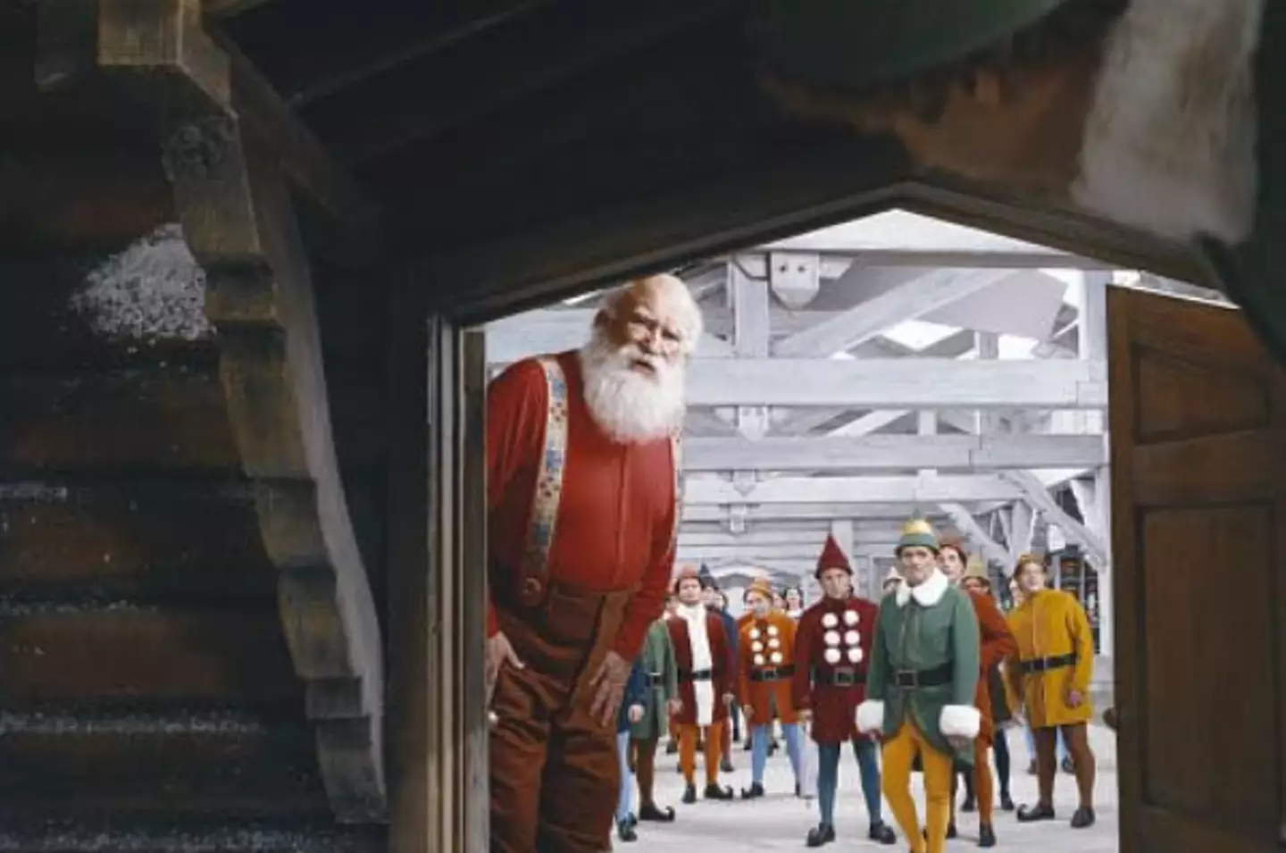 Ed Asner was Santa (New Line Cinema)