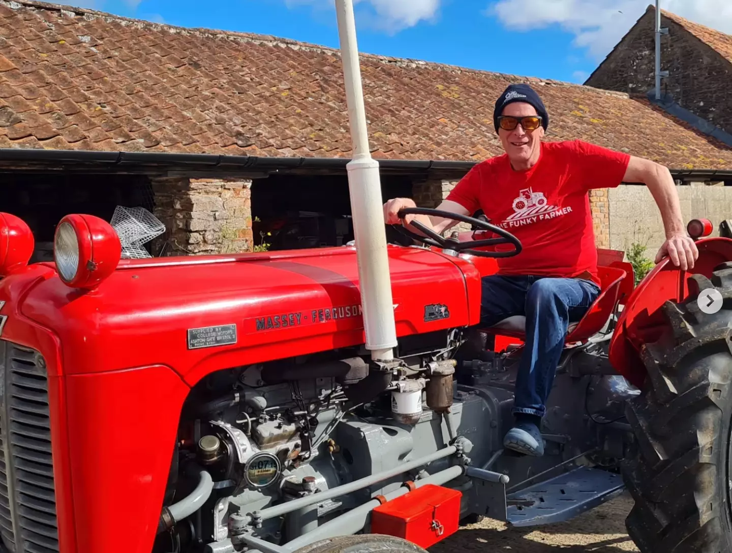 Gloucestershire farmer Richard revealed his family's favourite season 4 moment was the inclusion of the piglet 'Richard Ham' (Instagram/richardcornock)