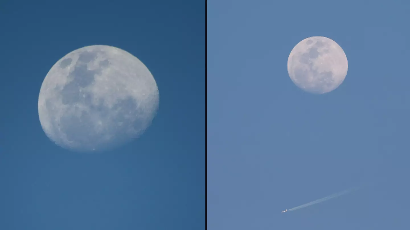 Reason behind why you can see the Moon in the daytime has been explained