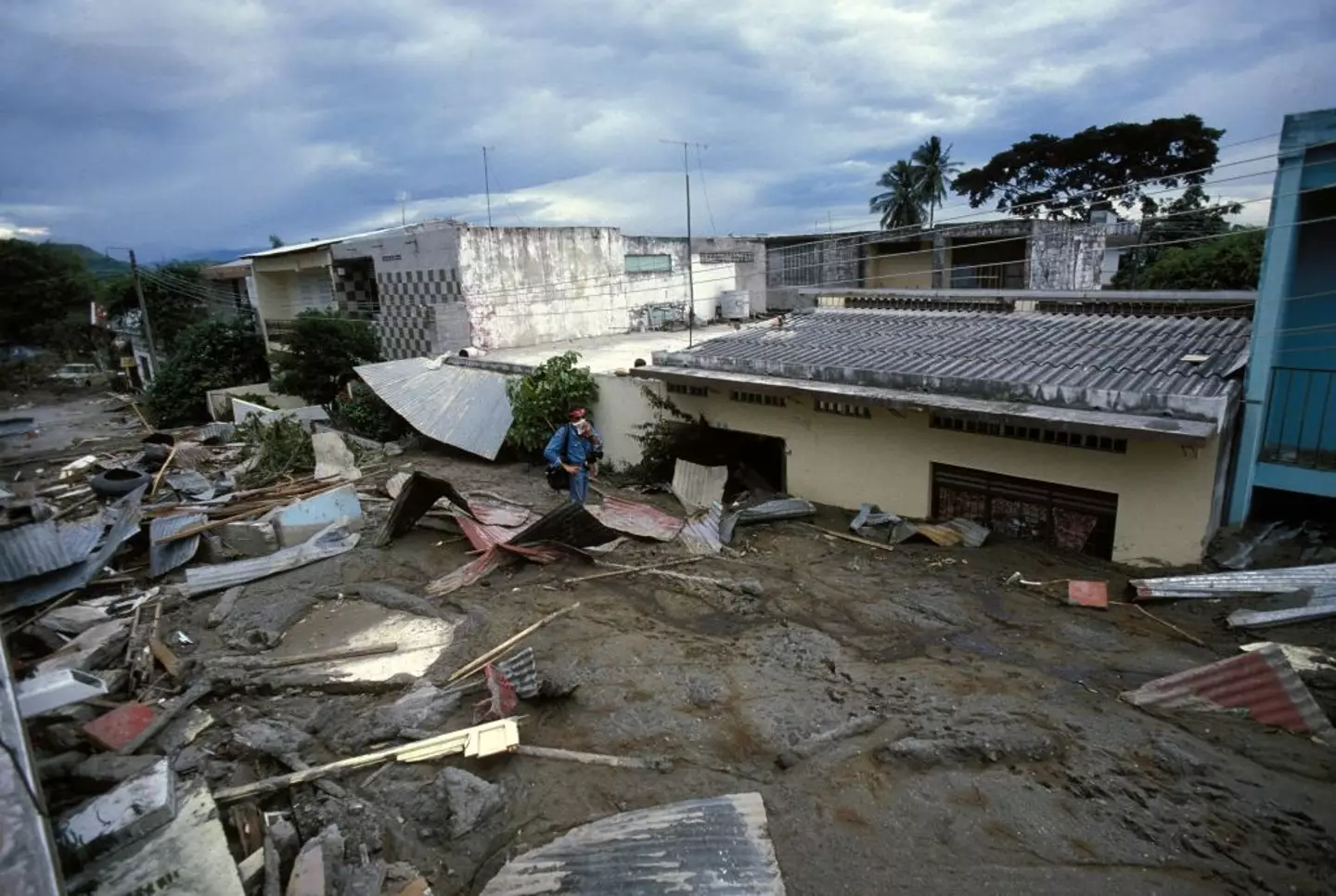 Armero after the devastating eruption (HIRES/Gamma-Rapho via Getty Images)