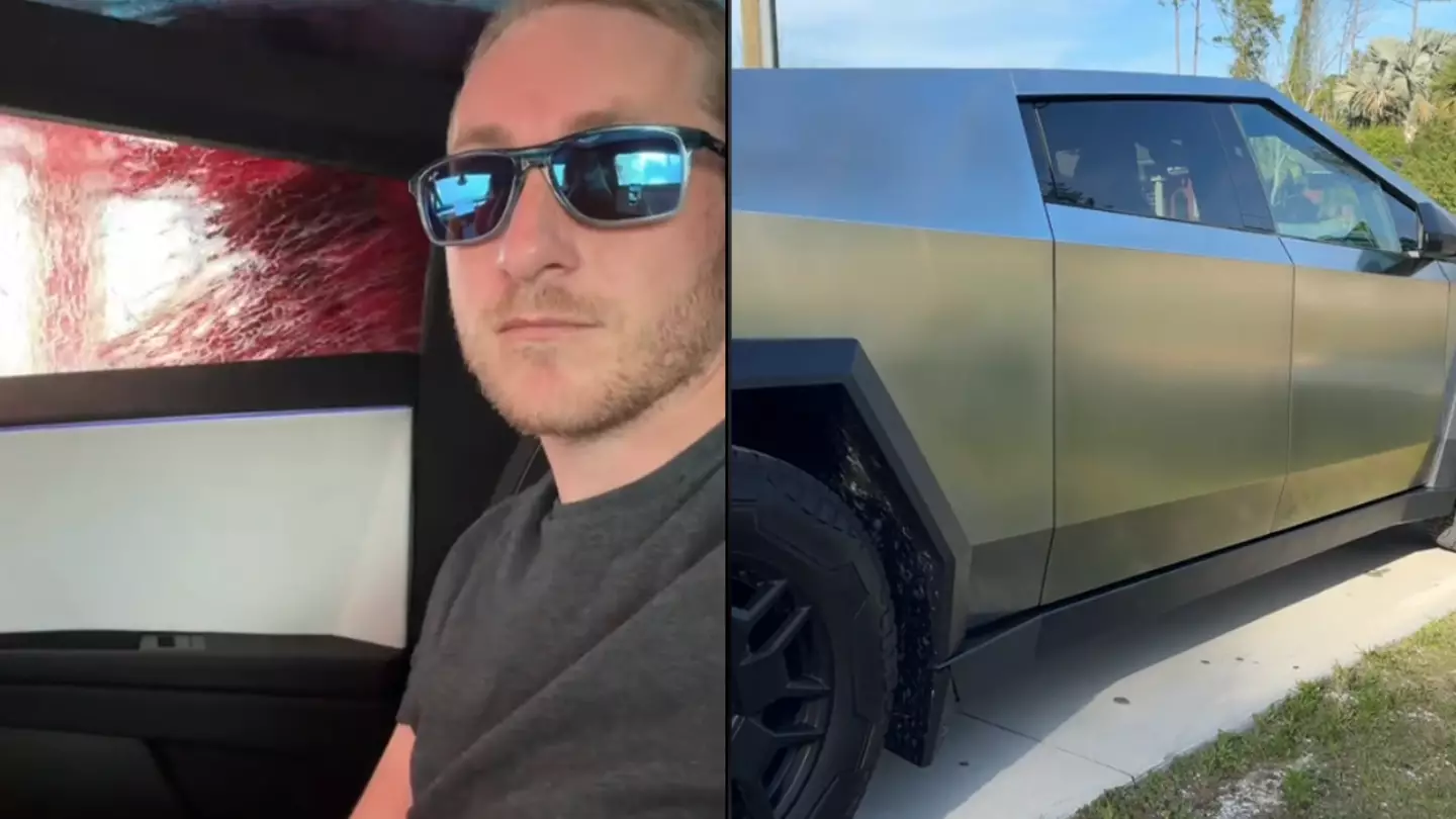 Man takes Cybertruck through automatic car wash despite Tesla's warning not to use them