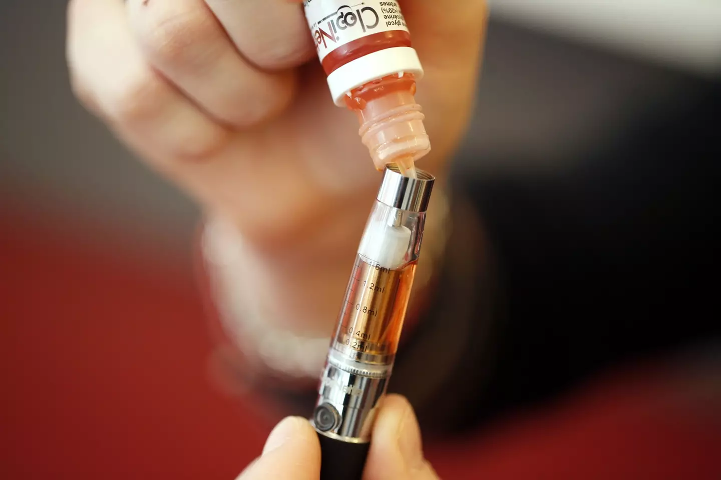 Refillable vapes will come with an added tax (KENZO TRIBOUILLARD / AFP via Getty Images)