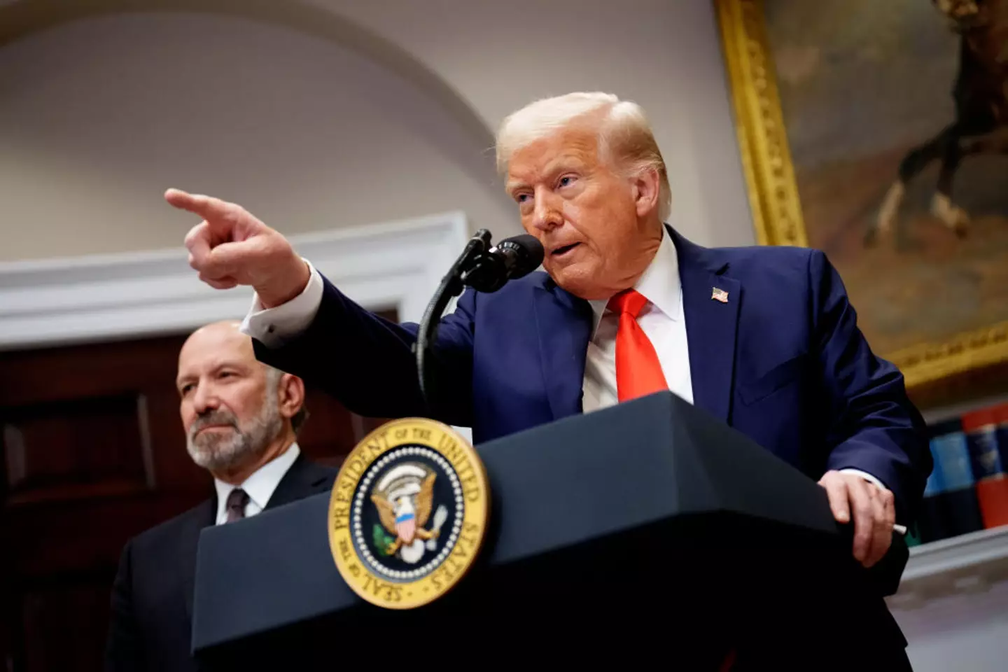 Trump has revealed what will happen if countries don't strike a deal with the US (Andrew Harnik/Getty Images)