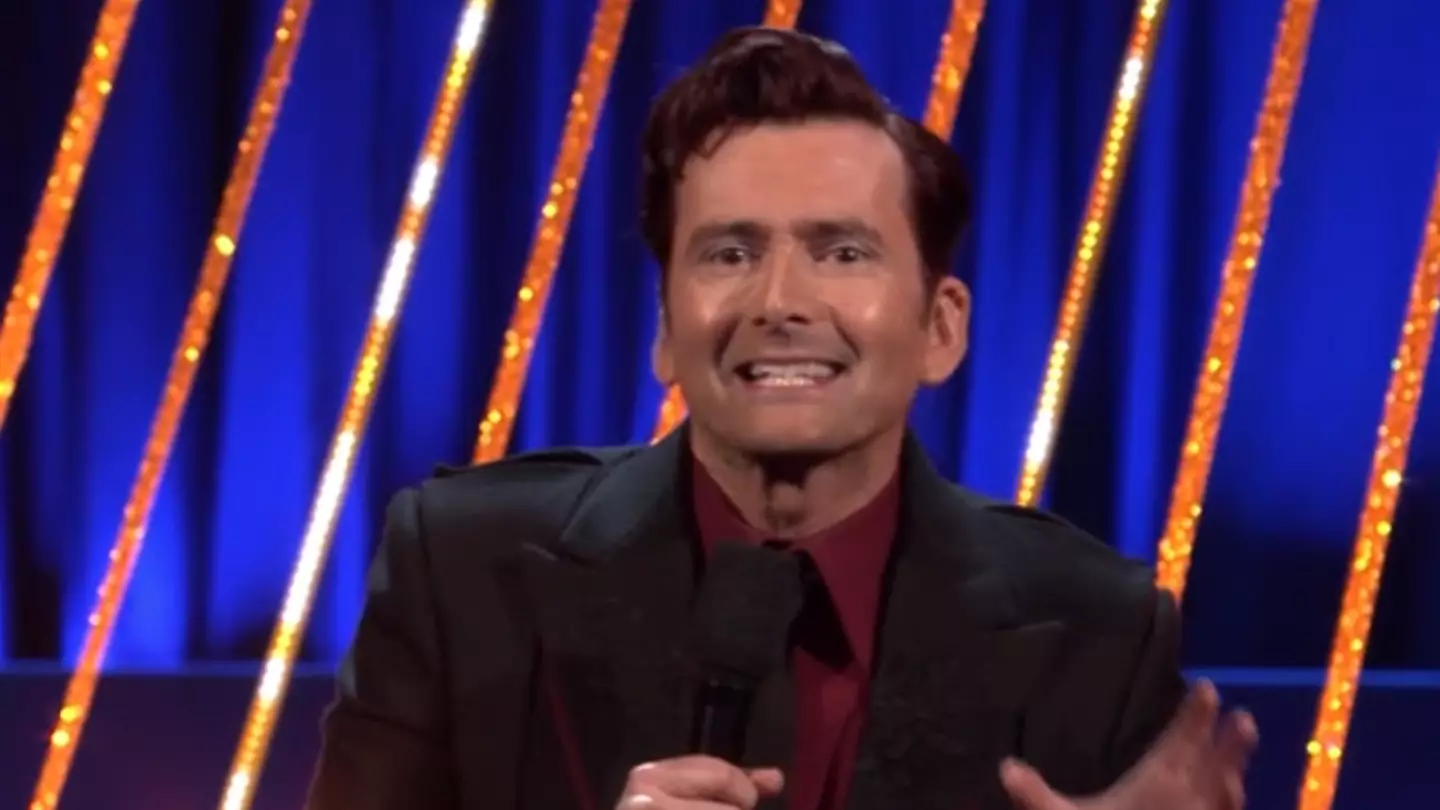 David Tennant receives applause after taking swipe at Donald Trump during BAFTAs speech