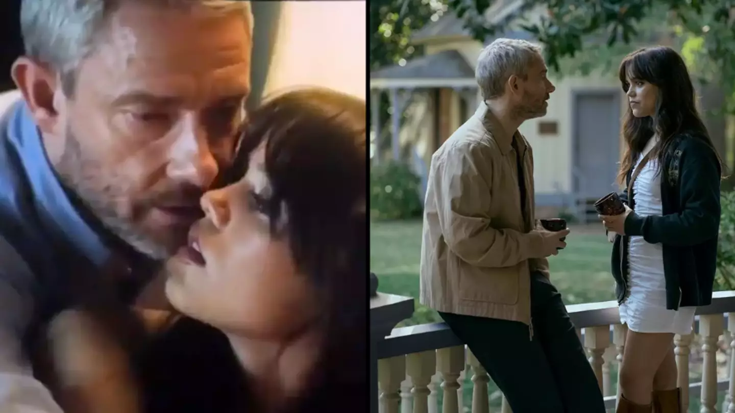 Martin Freeman finally addresses sex scene between him and Jenna Ortega which left viewers 'disturbed'