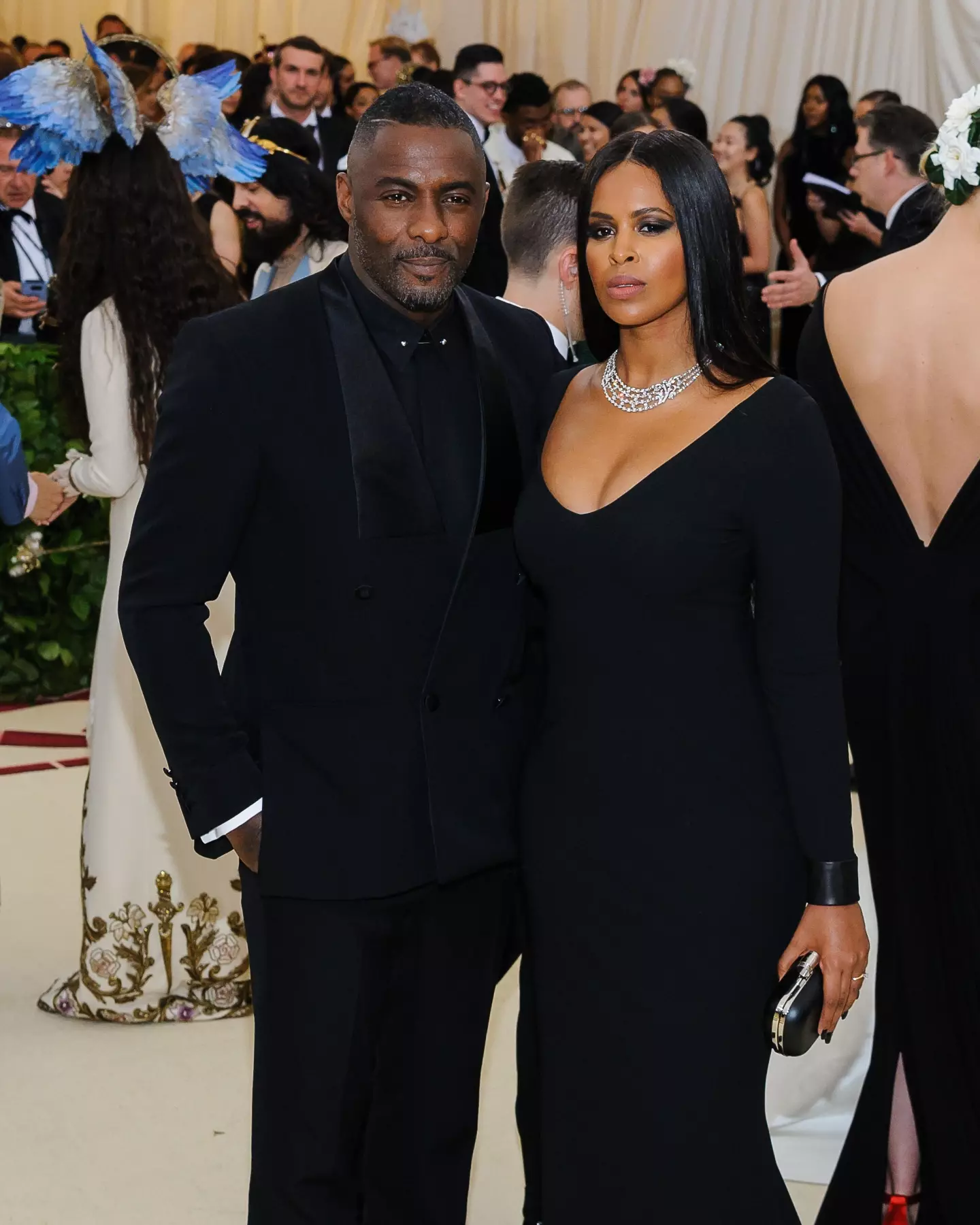 Idris and Sabrina were getting down to business when they were rudely interrupted.