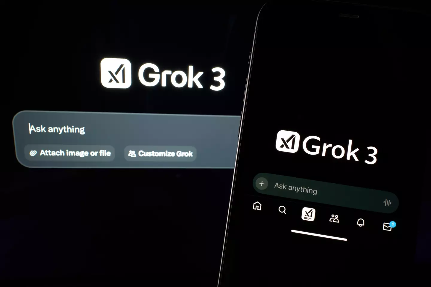 Grok is an AI you can use through Elon Musk's X app (Matteo Della Torre/NurPhoto via Getty Images)