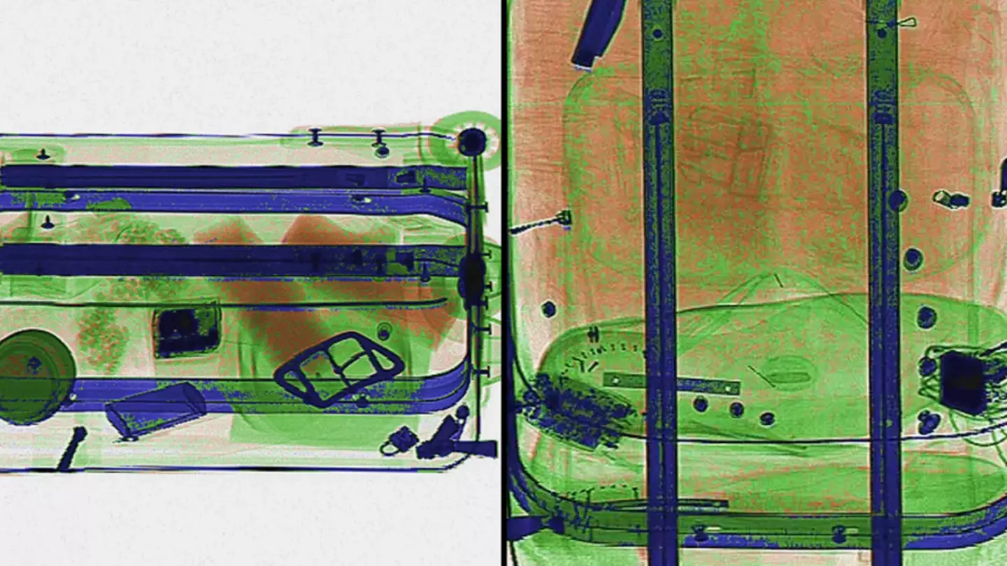 X-rays of airport luggage test whether or not you can spot illegal items