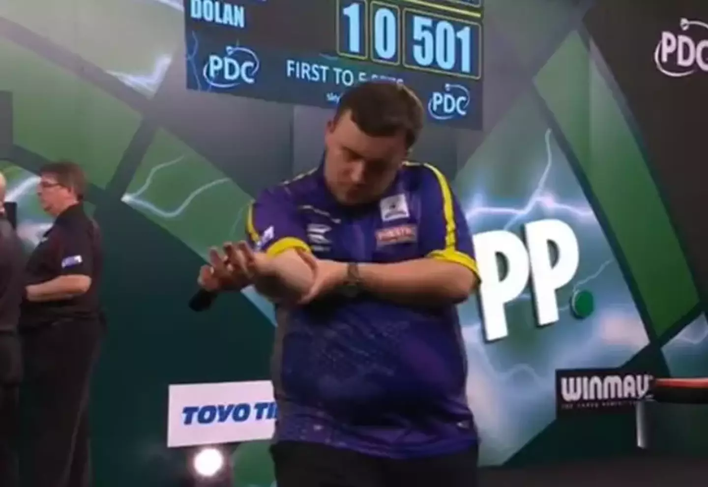 Luke Littler recently felt the sting of the Ally Pally wasp.
